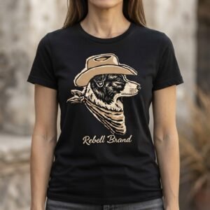 Inicio camiseta feminina rebell brand cowboy dog
