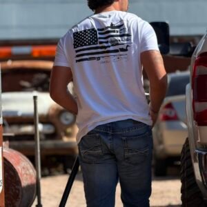 AMERICA camiseta rebell brand american flag branco 01