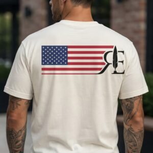 AMERICA camiseta rebell brand american flag re