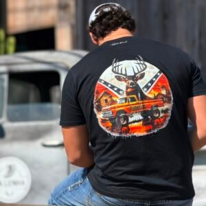 camiseta rebell brand american garage preto 01