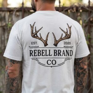 CAÇADOR camiseta rebell brand antlers co