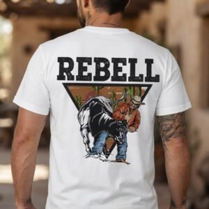 camiseta rebell brand bull rider