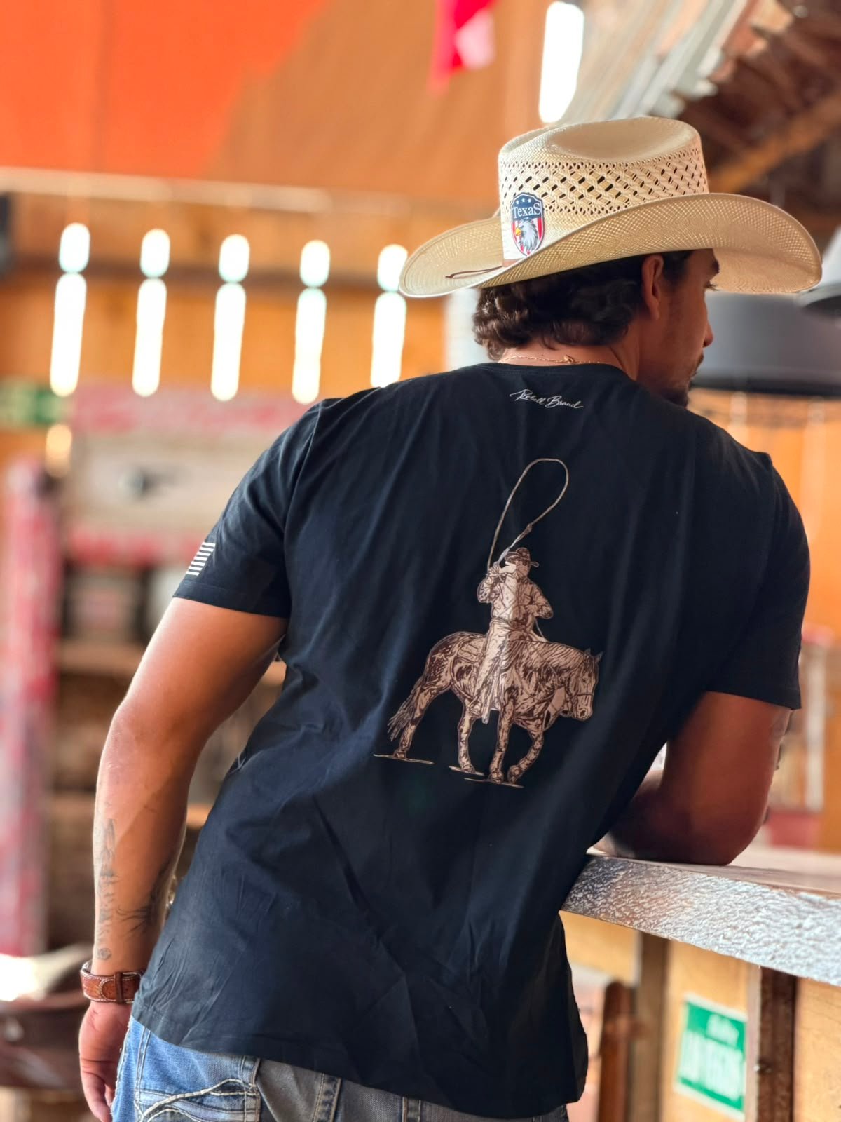 camiseta rebell brand cowboy lasso preto 04 camiseta rebell brand cowboy lasso preto 04