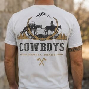 camiseta rebell brand cowboys antlers