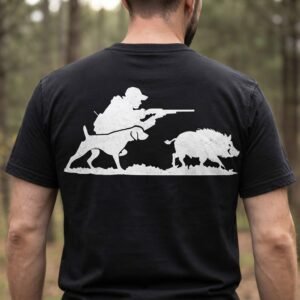 Inicio camiseta rebell brand hunter dog boar