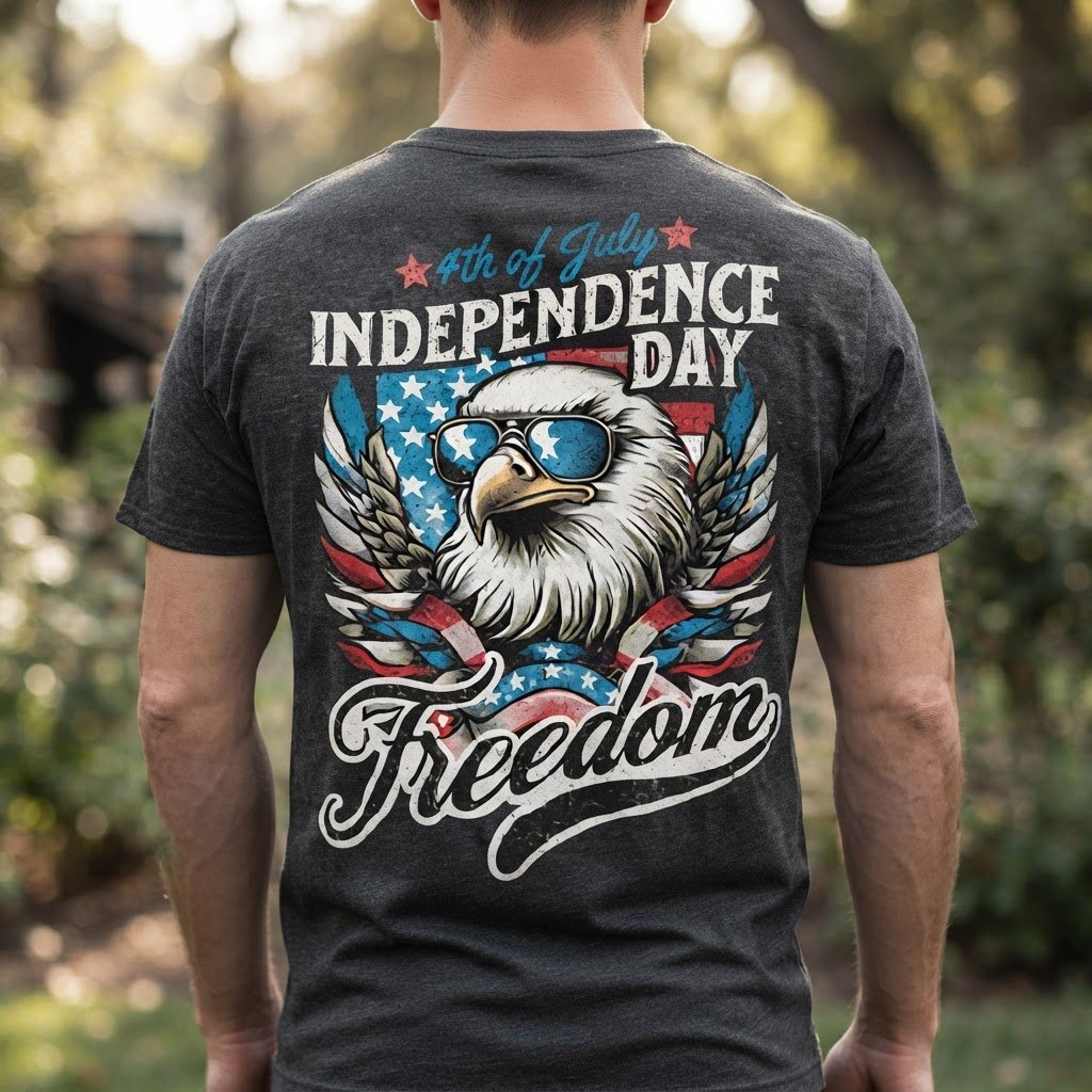 camiseta rebell brand independence day freedom