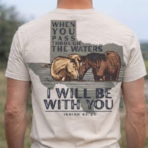 TEXAS camiseta rebell brand isaiah 43 2 horses
