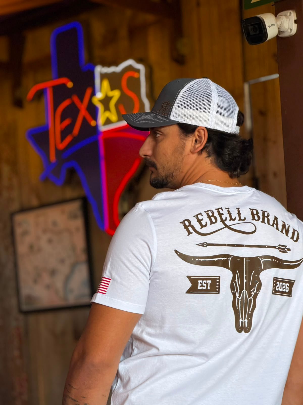 camiseta rebell brand longhorn classic branco 01 camiseta rebell brand longhorn classic branco 01