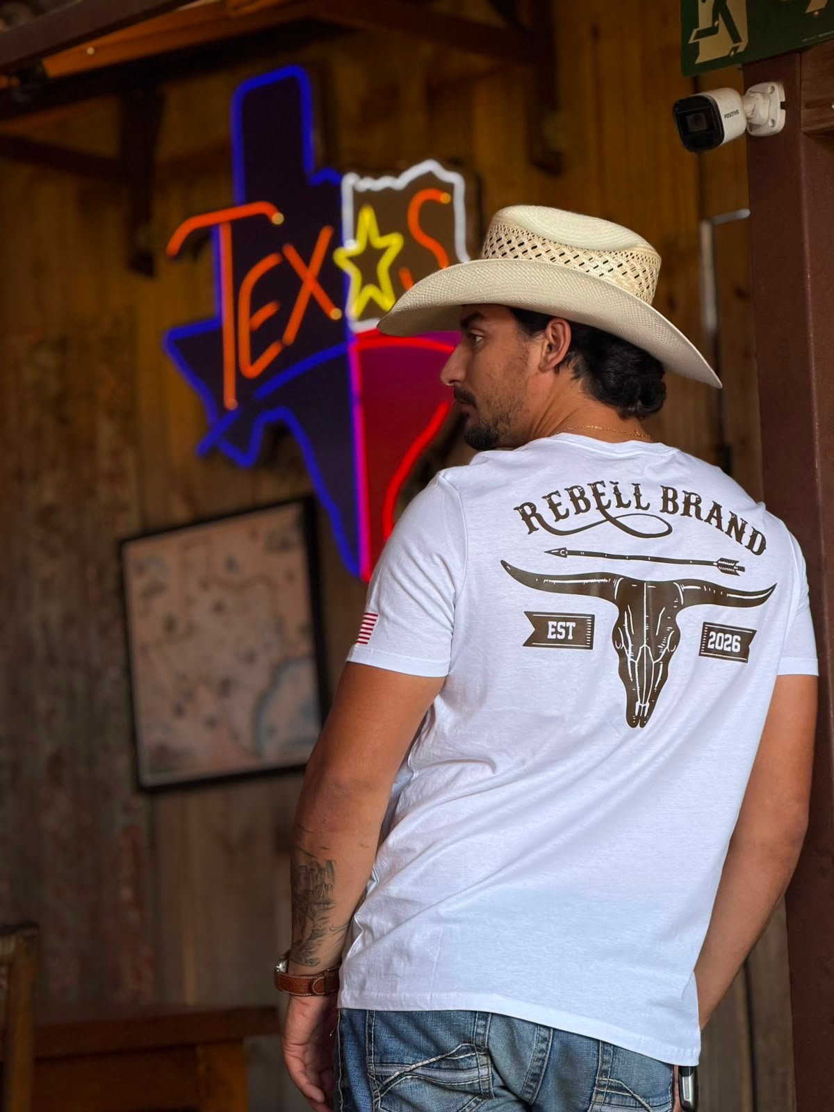 camiseta rebell brand longhorn classic branco 02 camiseta rebell brand longhorn classic branco 02