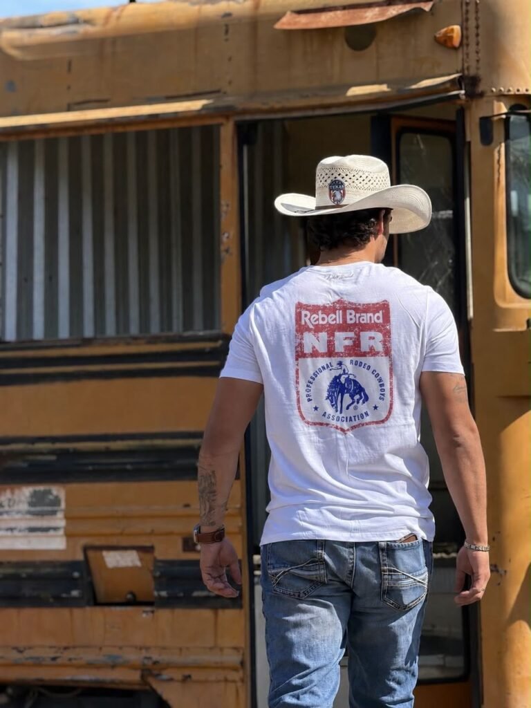 camiseta rebell brand nfr heritage branco 01