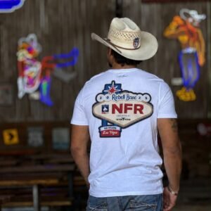 Camiseta Rebell Brand NFR Las Vegas 2025
