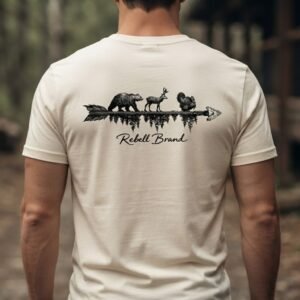 Inicio camiseta rebell brand outdoor wildlife arrow