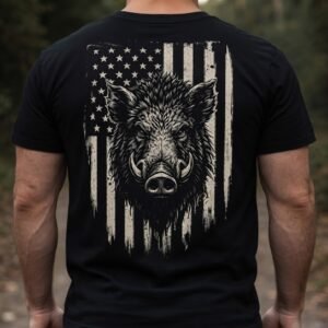 CAÇADOR camiseta rebell brand wild boar america