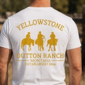 YELLOWSTONE camiseta rebell brand yellowstone cowboys