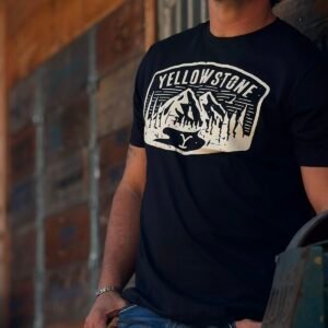 YELLOWSTONE camiseta rebell brand yellowstone preto 01